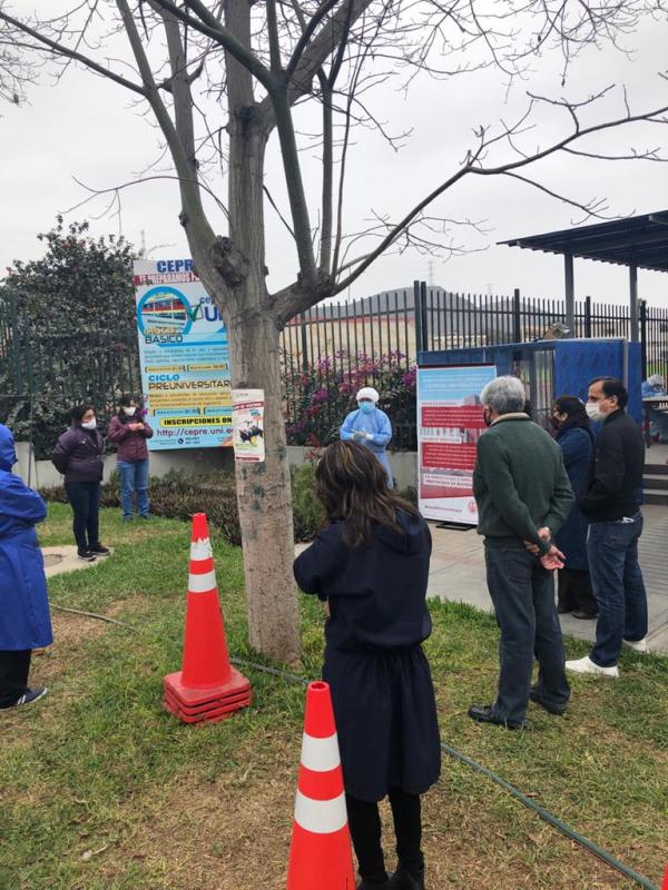 Pruebas de descarte a trabajadores